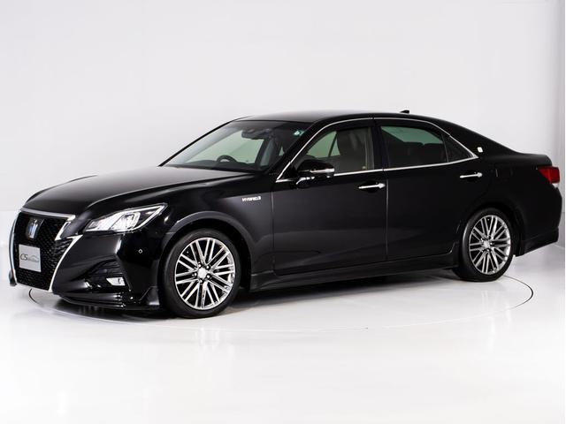 クラウンハイブリッド アスリートＳ　後期型（ワンオーナー）（黒本革シート）（フルエアロ）（オプション１８インチアルミ）（トヨタセーフティセンス）衝突軽減ブレーキ　踏み間違い防止機能　車線逸脱抑制ＬＤＡ　レーダークルーズ　オートハイビーム（15枚目）