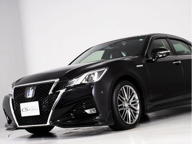 クラウンハイブリッド アスリートＳ　後期型（ワンオーナー）（黒本革シート）（フルエアロ）（オプション１８インチアルミ）（トヨタセーフティセンス）衝突軽減ブレーキ　踏み間違い防止機能　車線逸脱抑制ＬＤＡ　レーダークルーズ　オートハイビーム（20枚目）