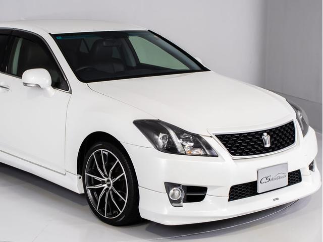 クラウン ２．５アスリート　プレミアムエディション　後期型（禁煙車）（モデリスタエアロ）（専用黒本革シート）（１９インチアルミホイール）専用インテリア＆エクステリア　Ｂｌｕｅｔｏｏｔｈ対応　レギュラーガソリン仕様　ブラックインナーヘッドライト　ＨＤＤ（5枚目）