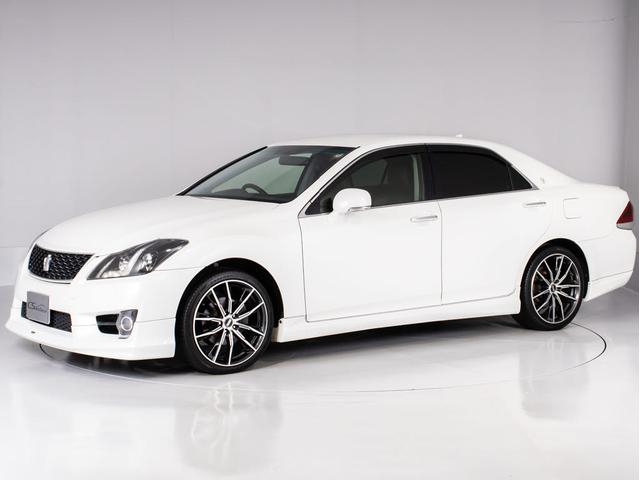 クラウン ２．５アスリート　プレミアムエディション　後期型（禁煙車）（モデリスタエアロ）（専用黒本革シート）（１９インチアルミホイール）専用インテリア＆エクステリア　Ｂｌｕｅｔｏｏｔｈ対応　レギュラーガソリン仕様　ブラックインナーヘッドライト　ＨＤＤ（14枚目）