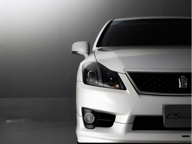 クラウン ２．５アスリート　プレミアムエディション　後期型（禁煙車）（モデリスタエアロ）（専用黒本革シート）（１９インチアルミホイール）専用インテリア＆エクステリア　Ｂｌｕｅｔｏｏｔｈ対応　レギュラーガソリン仕様　ブラックインナーヘッドライト　ＨＤＤ（25枚目）