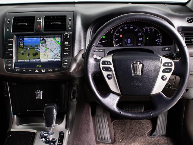 クラウン ２．５アスリート　プレミアムエディション　後期型（禁煙車）（モデリスタエアロ）（専用黒本革シート）（１９インチアルミホイール）専用インテリア＆エクステリア　Ｂｌｕｅｔｏｏｔｈ対応　レギュラーガソリン仕様　ブラックインナーヘッドライト　ＨＤＤ（33枚目）