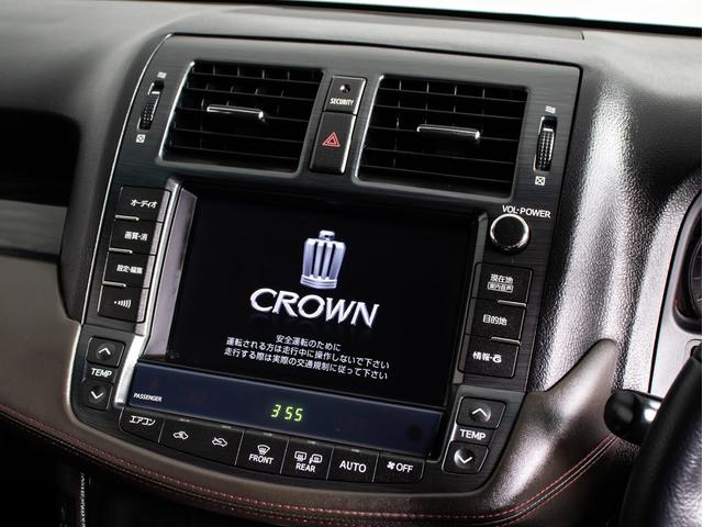 クラウン ２．５アスリート　プレミアムエディション　後期型（禁煙車）（モデリスタエアロ）（専用黒本革シート）（１９インチアルミホイール）専用インテリア＆エクステリア　Ｂｌｕｅｔｏｏｔｈ対応　レギュラーガソリン仕様　ブラックインナーヘッドライト　ＨＤＤ（40枚目）