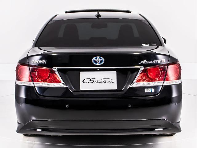 クラウンハイブリッド アスリートＧ　（サンルーフ）（黒本革シート）（フルエアロ）（オプション１８インチアルミ）（衝突軽減）（記録簿８枚）（踏み間違い防止機能）新品タイヤ　レーダークルーズ　アダプティブハイビーム　シートメモリー（10枚目）