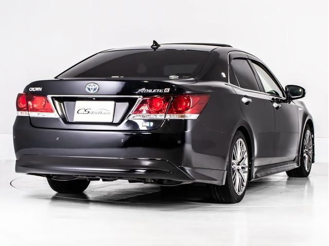 クラウンハイブリッド アスリートＧ　（サンルーフ）（黒本革シート）（フルエアロ）（オプション１８インチアルミ）（衝突軽減）（記録簿８枚）（踏み間違い防止機能）新品タイヤ　レーダークルーズ　アダプティブハイビーム　シートメモリー（12枚目）