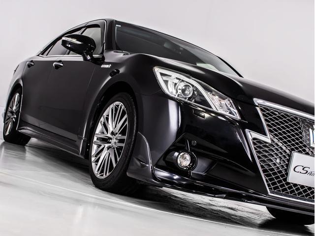 クラウンハイブリッド アスリートＧ　（サンルーフ）（黒本革シート）（フルエアロ）（オプション１８インチアルミ）（衝突軽減）（記録簿８枚）（踏み間違い防止機能）新品タイヤ　レーダークルーズ　アダプティブハイビーム　シートメモリー（15枚目）