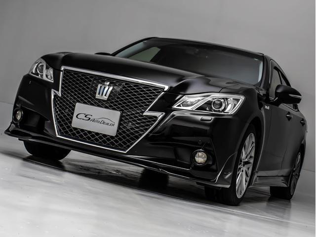 クラウンハイブリッド アスリートＧ　（サンルーフ）（黒本革シート）（フルエアロ）（オプション１８インチアルミ）（衝突軽減）（記録簿８枚）（踏み間違い防止機能）新品タイヤ　レーダークルーズ　アダプティブハイビーム　シートメモリー（19枚目）