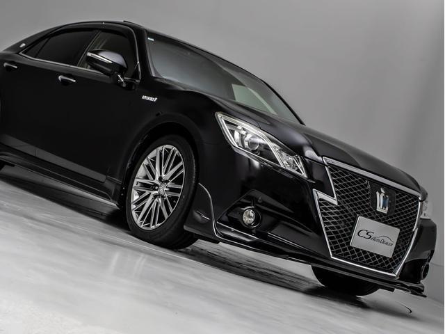 クラウンハイブリッド アスリートＧ　（サンルーフ）（黒本革シート）（フルエアロ）（オプション１８インチアルミ）（衝突軽減）（記録簿８枚）（踏み間違い防止機能）新品タイヤ　レーダークルーズ　アダプティブハイビーム　シートメモリー（23枚目）