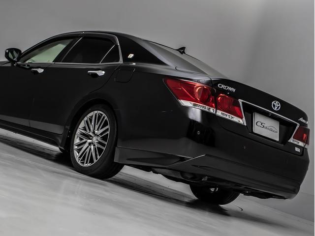 クラウンハイブリッド アスリートＧ　（サンルーフ）（黒本革シート）（フルエアロ）（オプション１８インチアルミ）（衝突軽減）（記録簿８枚）（踏み間違い防止機能）新品タイヤ　レーダークルーズ　アダプティブハイビーム　シートメモリー（24枚目）
