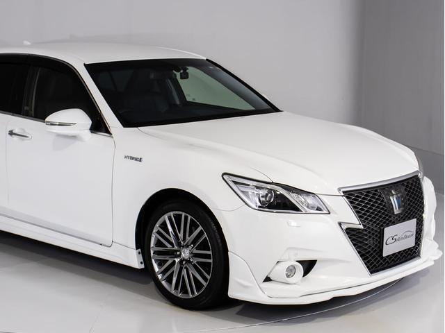 クラウンハイブリッド アスリートＧ　（禁煙車）（ワンオーナー）（黒本革シート）（オプション１８インチアルミ）（フルエアロ）（衝突軽減ブレーキ）（踏み間違い防止機能）レーダークルーズ　Ｂｌｕｅｔｏｏｔｈ対応　レギュラー仕様　点検記録簿８枚（5枚目）