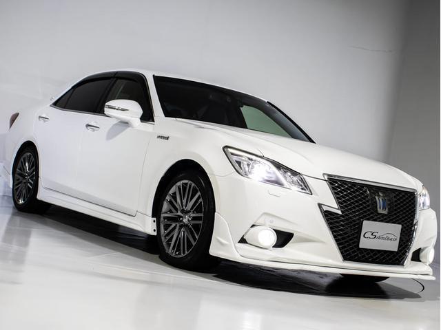 クラウンハイブリッド アスリートＧ　（禁煙車）（ワンオーナー）（黒本革シート）（オプション１８インチアルミ）（フルエアロ）（衝突軽減ブレーキ）（踏み間違い防止機能）レーダークルーズ　Ｂｌｕｅｔｏｏｔｈ対応　レギュラー仕様　点検記録簿８枚（21枚目）
