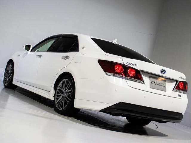 クラウンハイブリッド アスリートＧ　（禁煙車）（ワンオーナー）（黒本革シート）（オプション１８インチアルミ）（フルエアロ）（衝突軽減ブレーキ）（踏み間違い防止機能）レーダークルーズ　Ｂｌｕｅｔｏｏｔｈ対応　レギュラー仕様　点検記録簿８枚（22枚目）