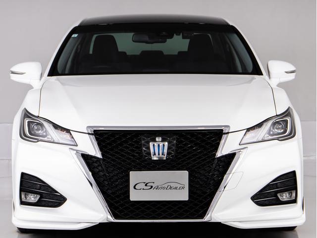 クラウンハイブリッド アスリートＳ　後期型（特注フォーブレザーシート）（オプション１８インチアルミ）（フルエアロ）（ルーフブラック）セーフティセンス　衝突軽減ブレーキ　踏み間違い防止機能　車線逸脱抑制　レーダークルーズ　オートハイビーム（16枚目）