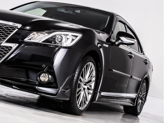 クラウンハイブリッド アスリートS (サンルーフ)(黒本革シート)(オプション18インチアルミ)(フルエアロ)(新品タイヤ)(衝突軽減ブレーキ)(踏み間違い防止機能)レーダークルーズ 記録簿8枚 Bluetooth対応 レギュラー仕様(7枚目)