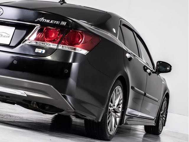 クラウンハイブリッド アスリートS (サンルーフ)(黒本革シート)(オプション18インチアルミ)(フルエアロ)(新品タイヤ)(衝突軽減ブレーキ)(踏み間違い防止機能)レーダークルーズ 記録簿8枚 Bluetooth対応 レギュラー仕様(20枚目)