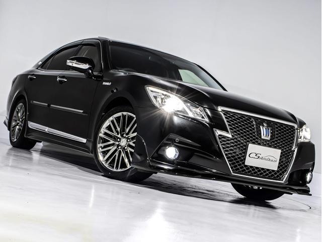 クラウンハイブリッド アスリートS (サンルーフ)(黒本革シート)(オプション18インチアルミ)(フルエアロ)(新品タイヤ)(衝突軽減ブレーキ)(踏み間違い防止機能)レーダークルーズ 記録簿8枚 Bluetooth対応 レギュラー仕様(21枚目)