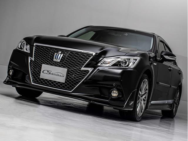 クラウンハイブリッド アスリートS (サンルーフ)(黒本革シート)(オプション18インチアルミ)(フルエアロ)(新品タイヤ)(衝突軽減ブレーキ)(踏み間違い防止機能)レーダークルーズ 記録簿8枚 Bluetooth対応 レギュラー仕様(23枚目)