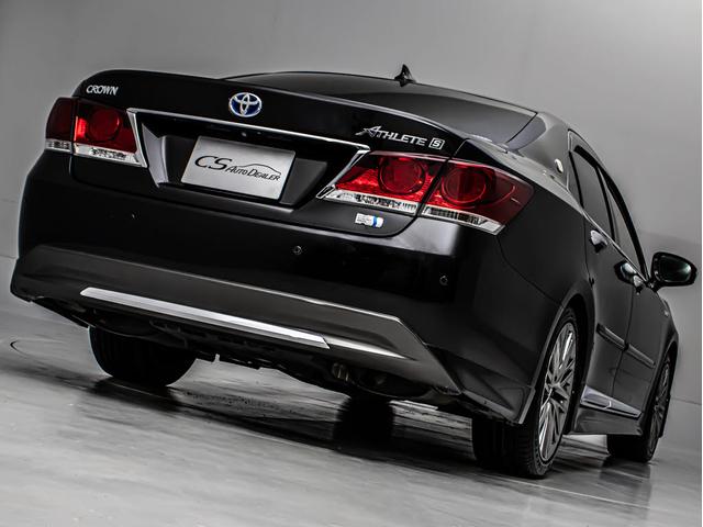 クラウンハイブリッド アスリートS (サンルーフ)(黒本革シート)(オプション18インチアルミ)(フルエアロ)(新品タイヤ)(衝突軽減ブレーキ)(踏み間違い防止機能)レーダークルーズ 記録簿8枚 Bluetooth対応 レギュラー仕様(24枚目)