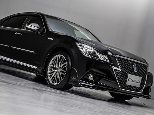 クラウンハイブリッド アスリートS (サンルーフ)(黒本革シート)(オプション18インチアルミ)(フルエアロ)(新品タイヤ)(衝突軽減ブレーキ)(踏み間違い防止機能)レーダークルーズ 記録簿8枚 Bluetooth対応 レギュラー仕様(27枚目)