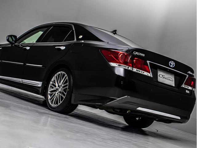 クラウンハイブリッド アスリートS (サンルーフ)(黒本革シート)(オプション18インチアルミ)(フルエアロ)(新品タイヤ)(衝突軽減ブレーキ)(踏み間違い防止機能)レーダークルーズ 記録簿8枚 Bluetooth対応 レギュラー仕様(28枚目)