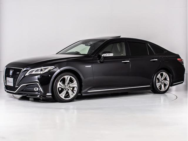 クラウンハイブリッド ＲＳアドバンス　（サンルーフ）（黒本革シート）（パノラミックビューモニター）（フルエアロ）（トヨタセーフティセンス）衝突軽減ブレーキ　踏み間違い防止機能　車線逸脱抑制ＬＴＡ　シーケンシャルウィンカー　ＢＳＭ　ＳＤナビ（15枚目）