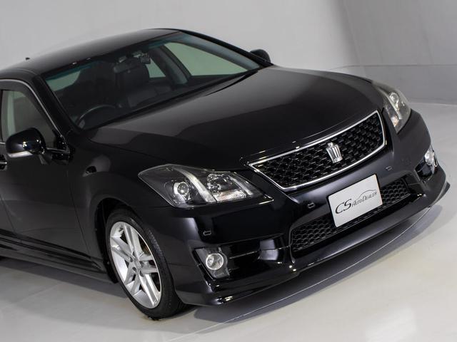 クラウン ２．５アスリート　プレミアムエディション　後期型（禁煙車）（特別仕様車）（黒本革シート）（フルエアロ）ＨＤＤマルチ　Ｂｌｕｅｔｏｏｔｈ対応　レギュラーガソリン仕様　専用インテリア＆エクステリア　カラーバックカメラ　ブラックインナーヘッドライト（5枚目）