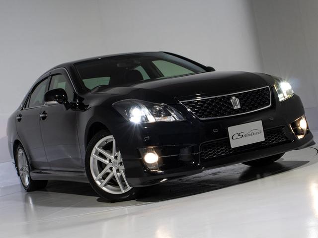 クラウン ２．５アスリート　プレミアムエディション　後期型（禁煙車）（特別仕様車）（黒本革シート）（フルエアロ）ＨＤＤマルチ　Ｂｌｕｅｔｏｏｔｈ対応　レギュラーガソリン仕様　専用インテリア＆エクステリア　カラーバックカメラ　ブラックインナーヘッドライト（16枚目）