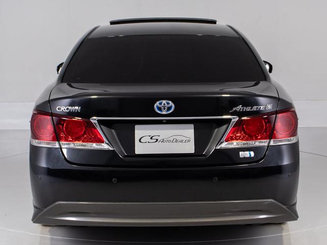 クラウンハイブリッド アスリートＳ　（サンルーフ）（黒本革シート）（オプション１８インチアルミ）（クリアランスソナー）エアシート　シートヒーター　ステアリングヒーター　ＢＬｕｅｔｏｏｔｈ対応　レギュラーガソリン仕様　ＨＤＤマルチナビ（14枚目）