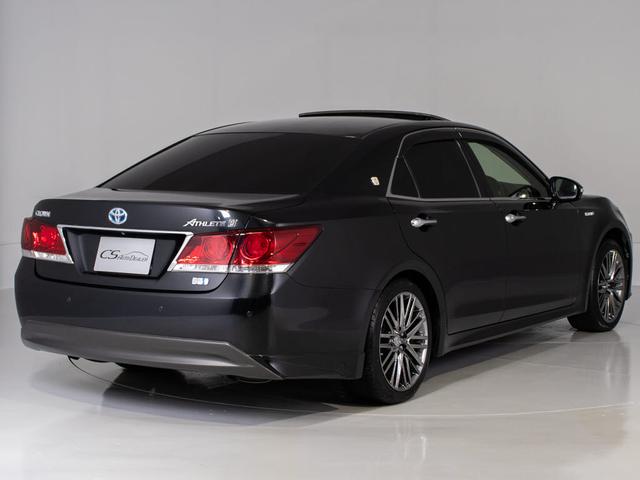 クラウンハイブリッド アスリートＳ　（サンルーフ）（黒本革シート）（オプション１８インチアルミ）（クリアランスソナー）エアシート　シートヒーター　ステアリングヒーター　ＢＬｕｅｔｏｏｔｈ対応　レギュラーガソリン仕様　ＨＤＤマルチナビ（16枚目）