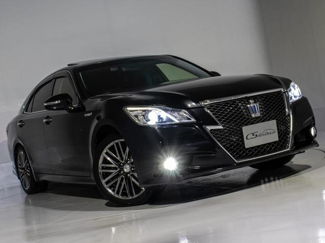 クラウンハイブリッド アスリートＳ　（サンルーフ）（黒本革シート）（オプション１８インチアルミ）（クリアランスソナー）エアシート　シートヒーター　ステアリングヒーター　ＢＬｕｅｔｏｏｔｈ対応　レギュラーガソリン仕様　ＨＤＤマルチナビ（17枚目）