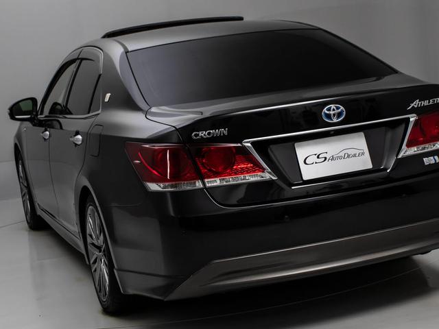 クラウンハイブリッド アスリートＳ　（サンルーフ）（黒本革シート）（オプション１８インチアルミ）（クリアランスソナー）エアシート　シートヒーター　ステアリングヒーター　ＢＬｕｅｔｏｏｔｈ対応　レギュラーガソリン仕様　ＨＤＤマルチナビ（23枚目）