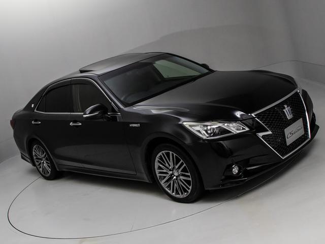 クラウンハイブリッド アスリートＳ　（サンルーフ）（黒本革シート）（オプション１８インチアルミ）（クリアランスソナー）エアシート　シートヒーター　ステアリングヒーター　ＢＬｕｅｔｏｏｔｈ対応　レギュラーガソリン仕様　ＨＤＤマルチナビ（24枚目）