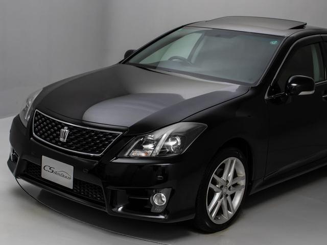 クラウン ２．５アスリート　アニバーサリーエディション　後期型（サンルーフ）（専用黒本革シート）（特別仕様車）（クリアランスソナー）ＨＤＤマルチナビ　ＢＬｕｅｔｏｏｔｈ対応　レギュラーガソリン仕様　バックカメラ＆サイドカメラ　専用インテリア＆エクステリア（23枚目）