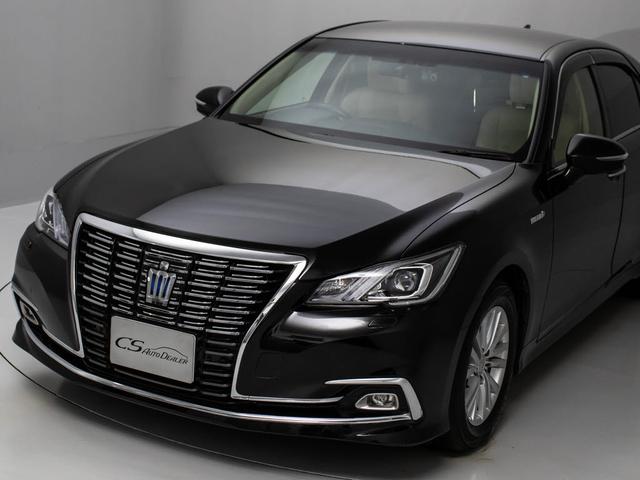 クラウンハイブリッド ロイヤルサルーンＧ　後期型（禁煙車）（フラクセン本革シート）（リヤオートエアコン）（衝突軽減ブレーキ）（踏み間違い防止機能）レーダークルーズ　ＢＳＭ　アダプティブハイビーム　　ＢＬｕｅｔｏｏｔｈ対応　アルパイン後席モニタ（26枚目）