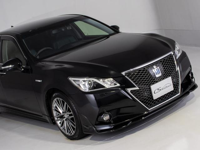 クラウンハイブリッド アスリートＧ　（黒本革シート）（オプション１８インチアルミ）（フルエアロ）（衝突軽減）（踏み間違い防止機能）レーダークルーズ　アダプティブハイビーム　シートメモリー　ＢＬｕｅｔｏｏｔｈ対応　レギュラーガソリン仕様（5枚目）