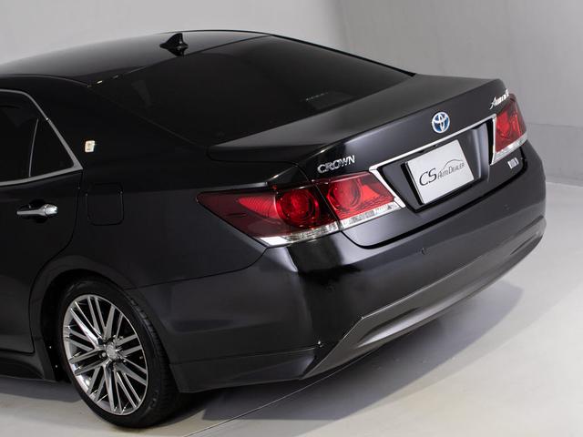 クラウンハイブリッド アスリートＧ　（黒本革シート）（オプション１８インチアルミ）（フルエアロ）（衝突軽減）（踏み間違い防止機能）レーダークルーズ　アダプティブハイビーム　シートメモリー　ＢＬｕｅｔｏｏｔｈ対応　レギュラーガソリン仕様（21枚目）