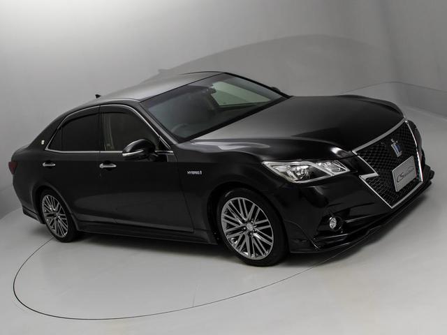 クラウンハイブリッド アスリートＧ　（黒本革シート）（オプション１８インチアルミ）（フルエアロ）（衝突軽減）（踏み間違い防止機能）レーダークルーズ　アダプティブハイビーム　シートメモリー　ＢＬｕｅｔｏｏｔｈ対応　レギュラーガソリン仕様（23枚目）