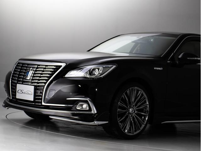 クラウンハイブリッド ロイヤルサルーン　後期型（トヨタセーフティセンス）（フルエアロ）（レイズ２０インチアルミ）（衝突軽減ブレーキ）（踏み間違い防止機能）（車線逸脱抑制ＬＤＡ）レーダークルーズ　オートマチックハイビーム　Ｂｌｕｅｔｏｏｔｈ（27枚目）