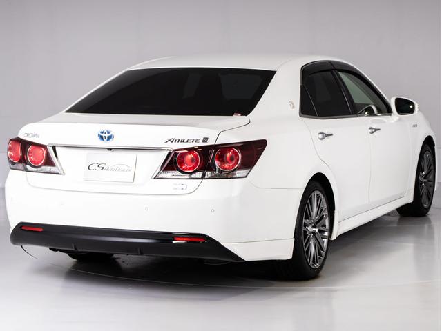 クラウンハイブリッド アスリートＳ　Ｊ－フロンティアリミテッド　後期型（特別仕様車）（黒本革シート）（オプション１８インチアルミ）（新品タイヤ）（セーフティセンス）（記録簿７枚）衝突軽減ブレーキ　踏み間違い防止機能　オートマチックハイビーム　車線逸脱抑制ＬＤＡ（19枚目）