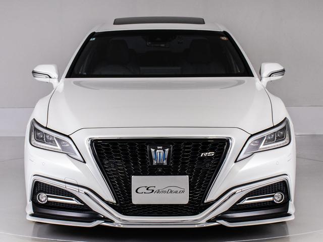 クラウンハイブリッド ＲＳアドバンス　後期型（サンルーフ）（リヤコンフォートＰＫＧ）（モデリスタ１９インチＡＷ）（黒本革シート）（フルエアロ）（パノラミックビューモニター）セーフティセンス　シーケンシャルウィンカー　デジタルインナーミラー（18枚目）