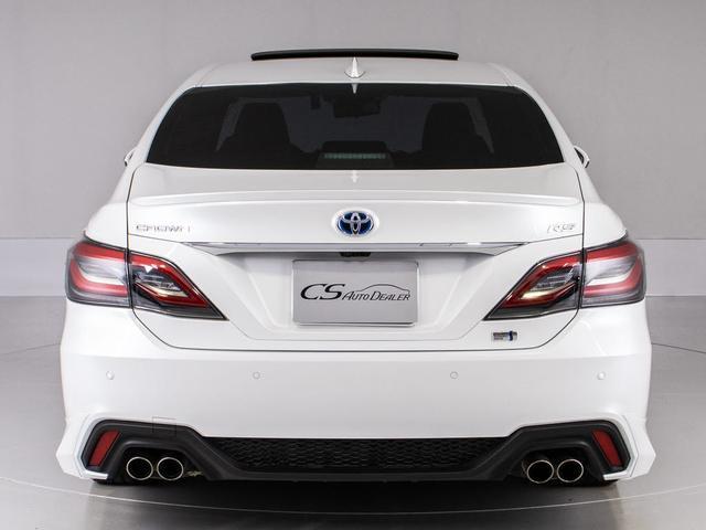 クラウンハイブリッド ＲＳアドバンス　後期型（サンルーフ）（リヤコンフォートＰＫＧ）（モデリスタ１９インチＡＷ）（黒本革シート）（フルエアロ）（パノラミックビューモニター）セーフティセンス　シーケンシャルウィンカー　デジタルインナーミラー（19枚目）