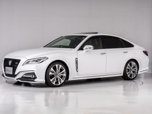 クラウンハイブリッド ＲＳアドバンス　後期型（サンルーフ）（リヤコンフォートＰＫＧ）（モデリスタ１９インチＡＷ）（黒本革シート）（フルエアロ）（パノラミックビューモニター）セーフティセンス　シーケンシャルウィンカー　デジタルインナーミラー（20枚目）