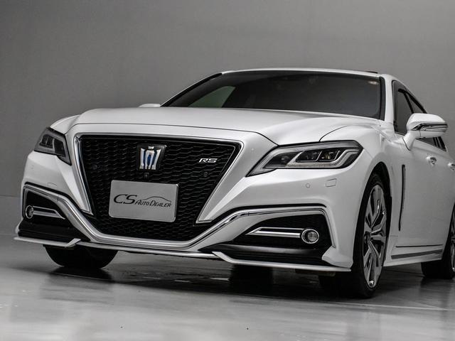 クラウンハイブリッド ＲＳアドバンス　後期型（サンルーフ）（リヤコンフォートＰＫＧ）（モデリスタ１９インチＡＷ）（黒本革シート）（フルエアロ）（パノラミックビューモニター）セーフティセンス　シーケンシャルウィンカー　デジタルインナーミラー（25枚目）