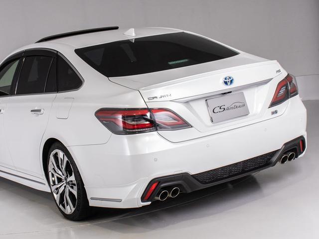 クラウンハイブリッド ＲＳアドバンス　後期型（サンルーフ）（リヤコンフォートＰＫＧ）（モデリスタ１９インチＡＷ）（黒本革シート）（フルエアロ）（パノラミックビューモニター）セーフティセンス　シーケンシャルウィンカー　デジタルインナーミラー（26枚目）