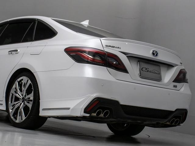 クラウンハイブリッド ＲＳアドバンス　後期型（サンルーフ）（リヤコンフォートＰＫＧ）（モデリスタ１９インチＡＷ）（黒本革シート）（フルエアロ）（パノラミックビューモニター）セーフティセンス　シーケンシャルウィンカー　デジタルインナーミラー（30枚目）