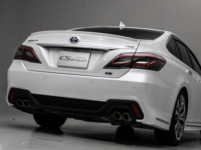 クラウンハイブリッド ＲＳアドバンス　後期型（サンルーフ）（リヤコンフォートＰＫＧ）（モデリスタ１９インチＡＷ）（黒本革シート）（フルエアロ）（パノラミックビューモニター）セーフティセンス　シーケンシャルウィンカー　デジタルインナーミラー（31枚目）