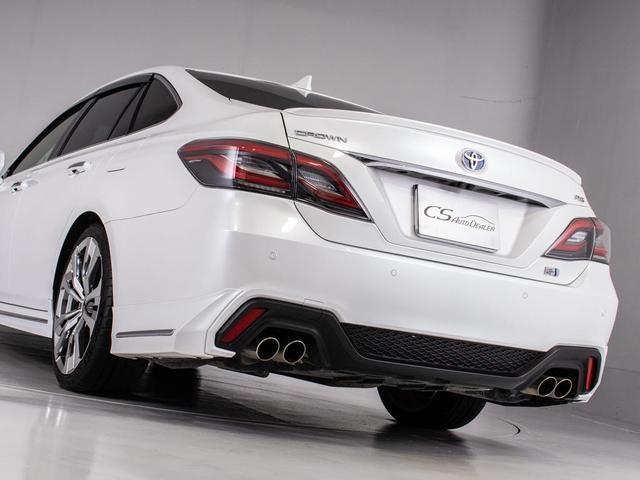 クラウンハイブリッド ＲＳアドバンス　後期型（サンルーフ）（リヤコンフォートＰＫＧ）（モデリスタ１９インチＡＷ）（黒本革シート）（フルエアロ）（パノラミックビューモニター）セーフティセンス　シーケンシャルウィンカー　デジタルインナーミラー（32枚目）