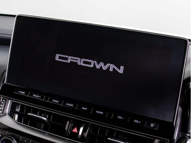 クラウンハイブリッド ＲＳアドバンス　後期型（禁煙車）（黒本革シート）（フルエアロ）（トヨタセーフティセンス）１２．３インチＳＤナビ　衝突軽減ブレーキ　踏み間違い防止機能　車線逸脱抑制ＬＴＡ　オートハイビーム　シーケンシャルウィンカー（6枚目）
