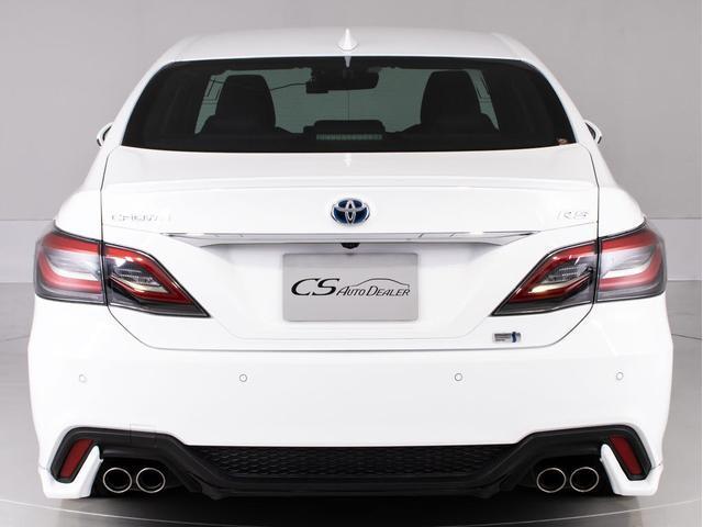 クラウンハイブリッド ＲＳアドバンス　後期型（禁煙車）（黒本革シート）（フルエアロ）（トヨタセーフティセンス）１２．３インチＳＤナビ　衝突軽減ブレーキ　踏み間違い防止機能　車線逸脱抑制ＬＴＡ　オートハイビーム　シーケンシャルウィンカー（16枚目）