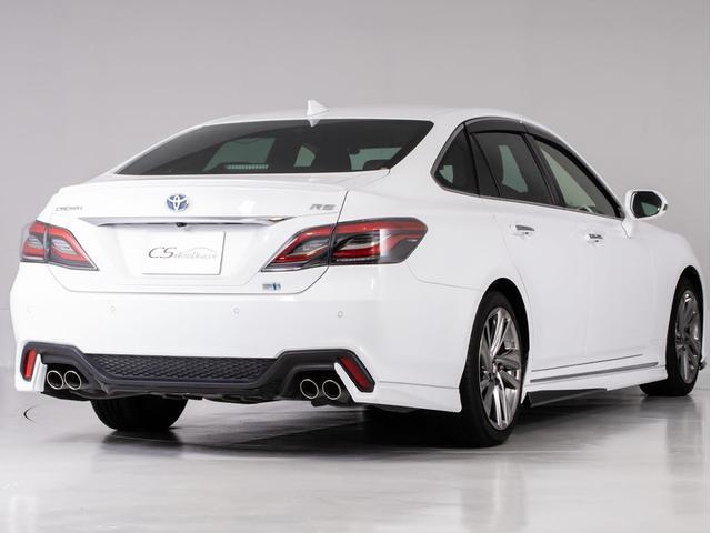 クラウンハイブリッド ＲＳアドバンス　後期型（禁煙車）（黒本革シート）（フルエアロ）（トヨタセーフティセンス）１２．３インチＳＤナビ　衝突軽減ブレーキ　踏み間違い防止機能　車線逸脱抑制ＬＴＡ　オートハイビーム　シーケンシャルウィンカー（18枚目）